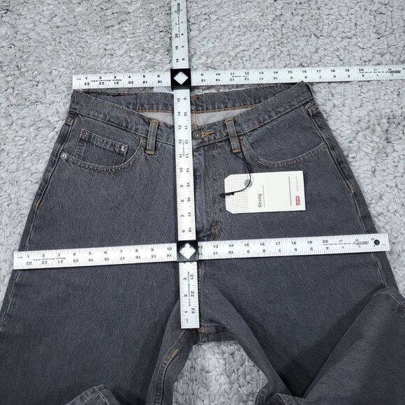 Levi's Super Baggy Skate Cordura Strong Jeans Gray Straight Leg Men's Size 32x34 - Picture 8 of 11